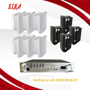 COMBO HỆ THỐNG ÂM THANH PHÂN TẦN DÀNH CHO QUÁN CÀ PHÊ TRONG NHÀ VÀ NGOÀI TRỜI
